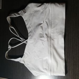 LULULEMON white sportbra SIZE M